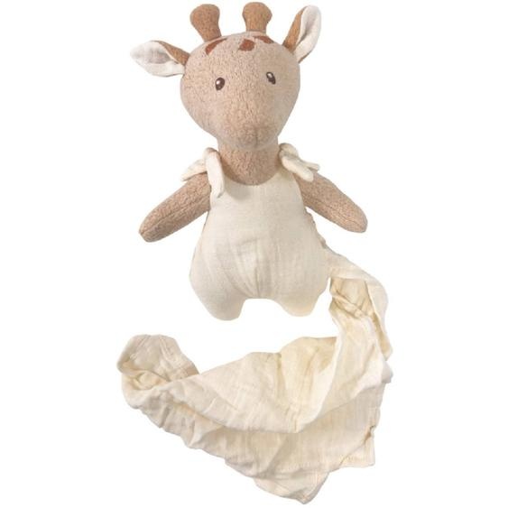 Peluche Léonie La Girafe Et Son Doudou Beige