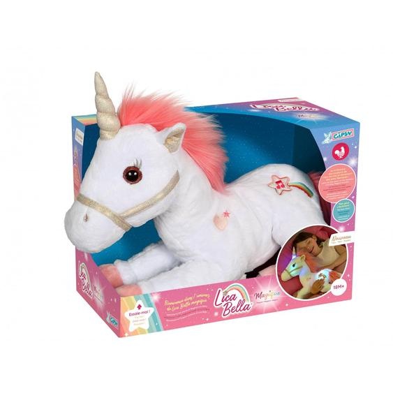 Peluche - Licorne Lica Bella Magique 35 Cm Rose