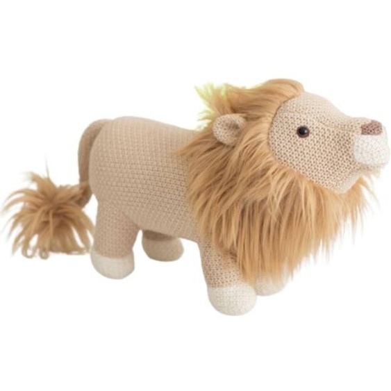 Peluche Lion Mini En Coton Brown