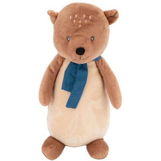 Peluche Lou La Loutre 30 Cm Marron Clair