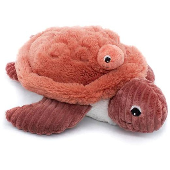 Peluche Maman Bébé Tortue Terracotta Rose