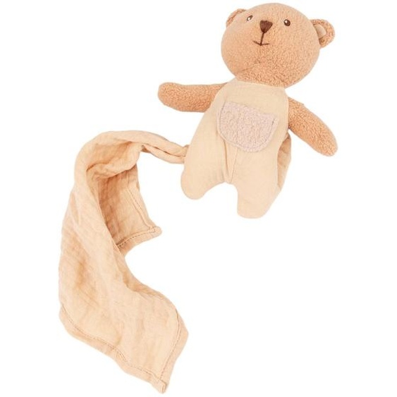 Peluche Marcel Lours Et Son Doudou Beige