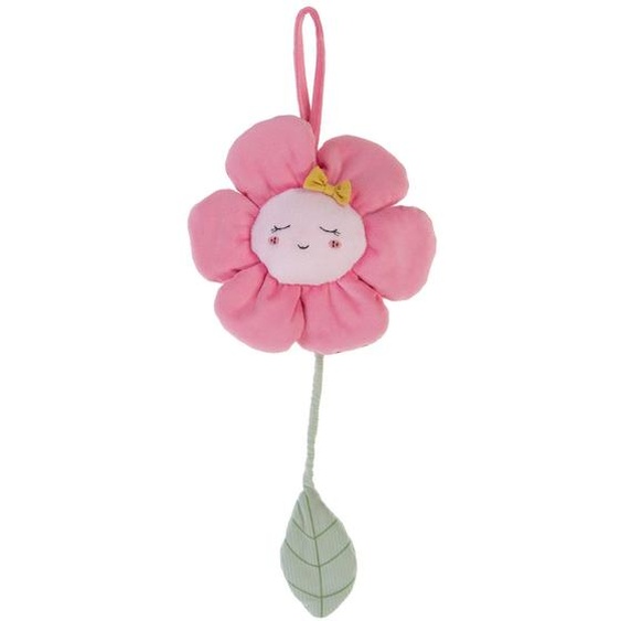 Peluche Musicale À Suspendre Rose, Jaune, Vert