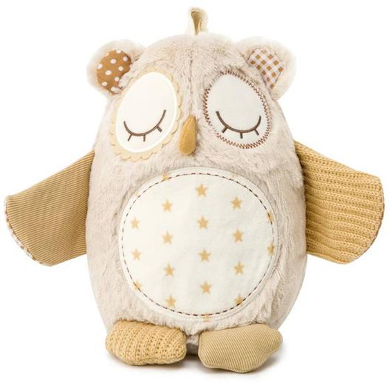 Peluche Musicale Chouette Beige