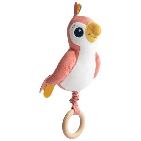 Peluche Musicale perroquet Multicolore