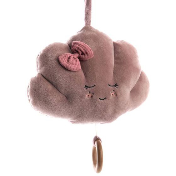 Peluche Musicale Violet, Rose, Noir
