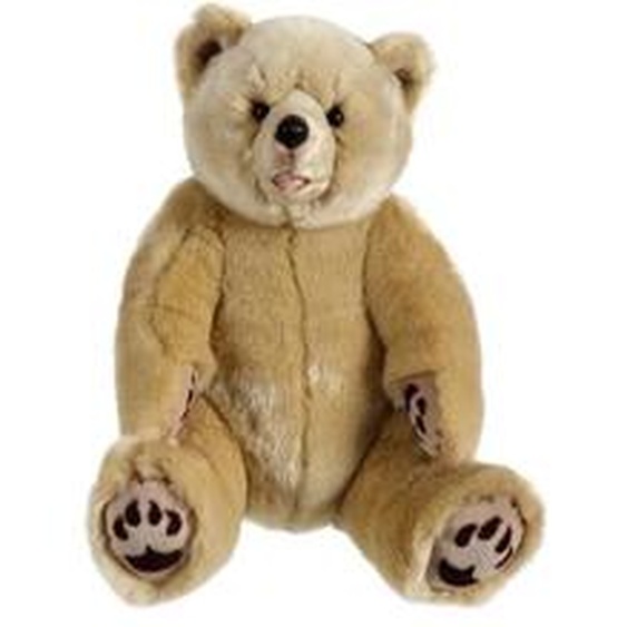 Peluche - Ours Grizzly Assis Brun - 42 Cm Beige