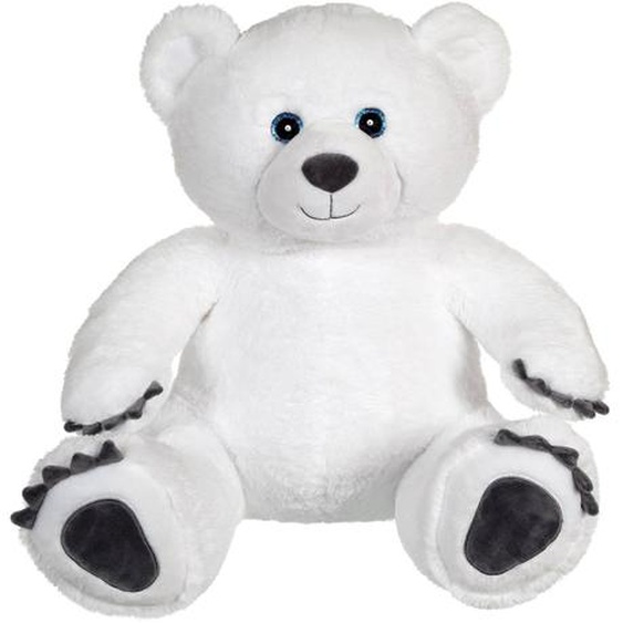 Peluche - Ours Polaire - 80 Cm Blanc