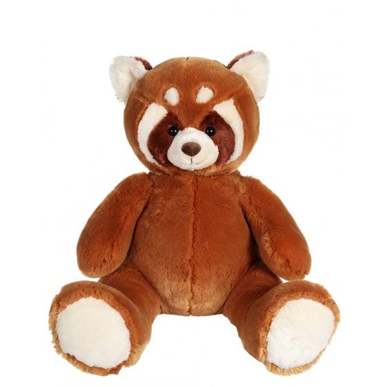 Peluche - Peluche Panda Roux - 70 Cm Orange