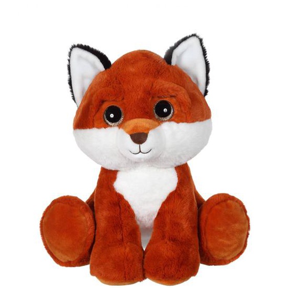 Peluche - Peluche puppy Eyes Pets Renard Orange Et Blanc - 40 Cm Orange