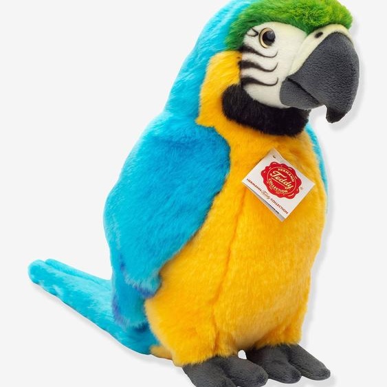 Peluche Perroquet Ara à poitrine jaune 26 cm Teddy Hermann multicolore