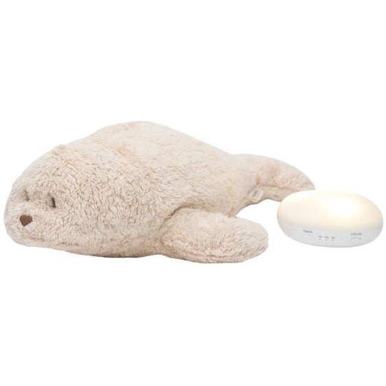Peluche Phoque Veilleuse Et Sons Apaisants Sable