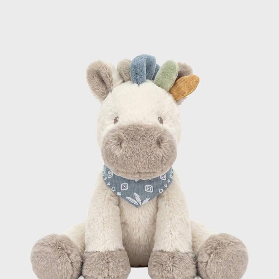 Peluche Poney Lino 60 Cm Ecru