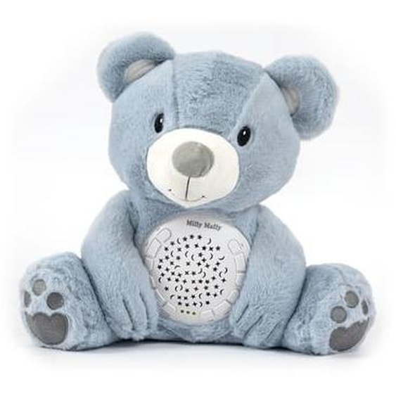 Peluche projecteur Milly Mally Ours Bleu