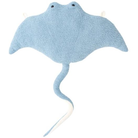 Peluche Raie En Tissu Doux Océan Light Blue