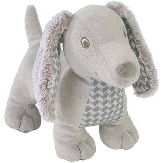 Peluche Teckel Dex Gris 25cm Gris
