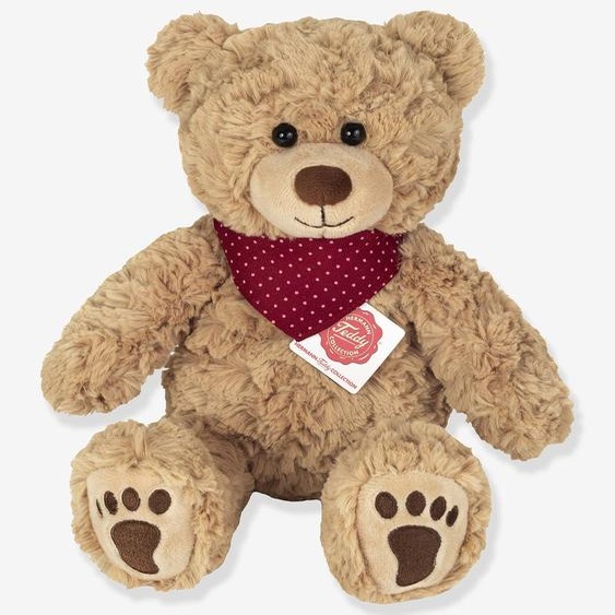 Peluche Teddy Curtis avec foulard 30 cm Teddy Hermann marron
