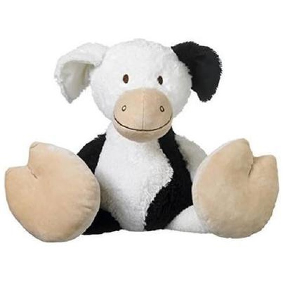 Peluche Vache Cloony 40 Cm Blanc