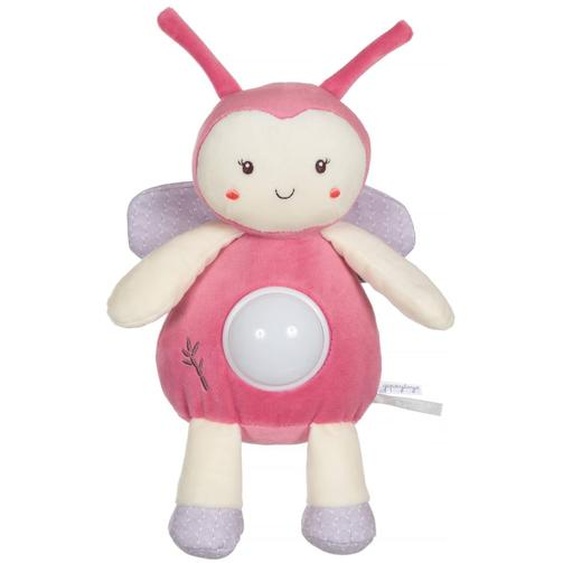 Peluche - Veilleuse Bebe Bamboo - Coccinelle - 26 Cm Beige