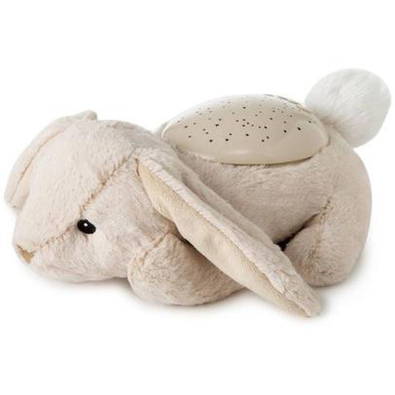 Peluche Veilleuse Projecteur Détoiles Lapin Beige