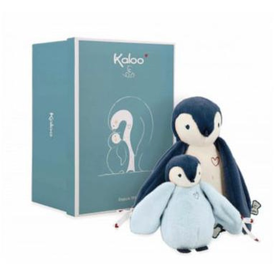 Peluches calins manchots bleus