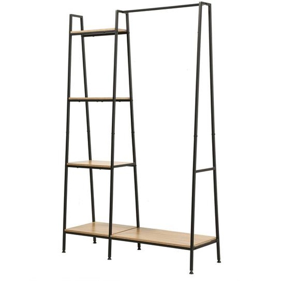 Penderie Stockies Style Industriel - 4 Étagères, 1 Tablette -