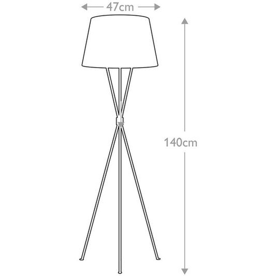 Penny Lampadaire laiton bruni Feiss FE-PENNY-FL-BB