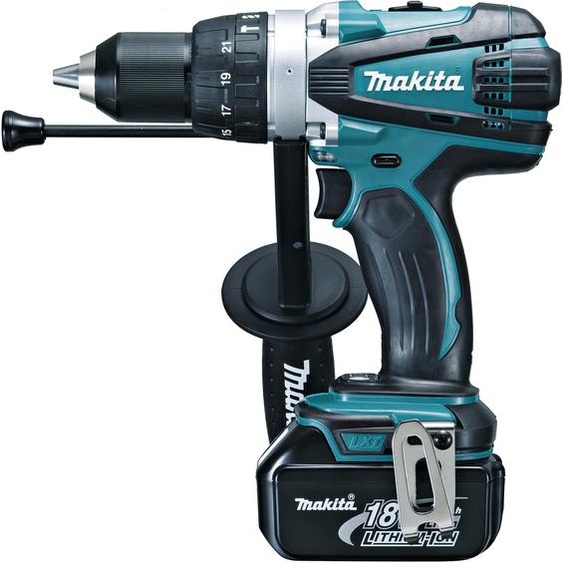 Perceuse à percussion 18V LXT (2x5.0 Ah) en MAKPAC - MAKITA DHP458RTJ