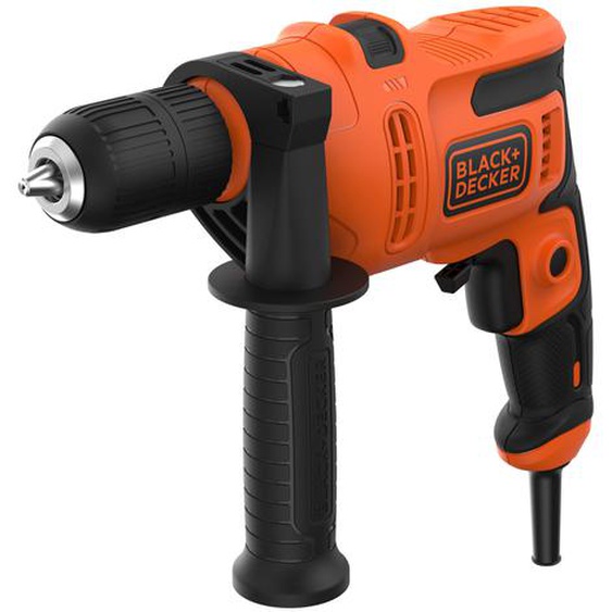 Perceuse à percussion 500W en boîte carton - BLACK & DECKER - BEH200-QS