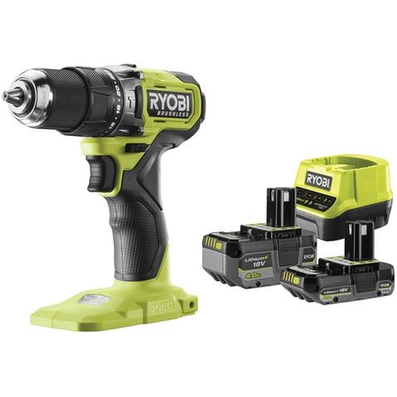 Perceuse à percussion Brushless 18V ONE+™ (1x 4.0 Ah et 1x 2.0 Ah)