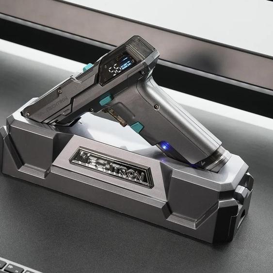 Perceuse à percussion sans fil - TL-G007S PRO - 2 vitesses - Démarrage rapide en 1 seconde -KI - Écran LED - Sans batterie - Noir