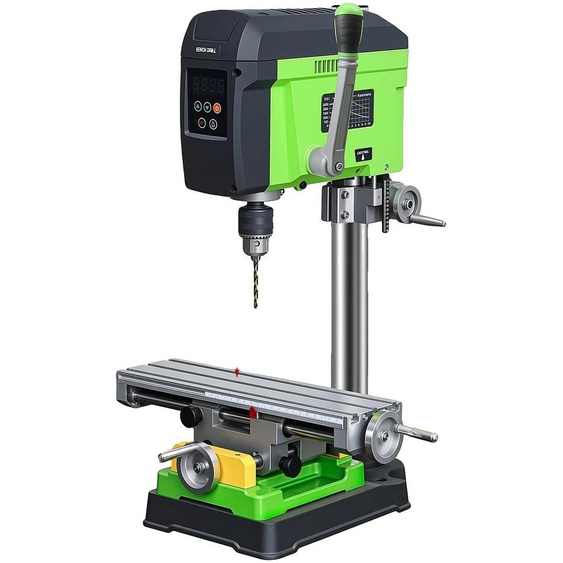 Perceuse électrique, puissance absorbée 400 W, moteur sans balais, compatible avec les accessoires standard, utilisation pour le travail du bois, sacoche de transport incluse