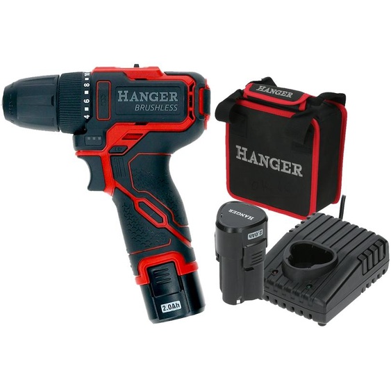 Perceuse-visseuse 12V DD12S2 + 2 batteries 2Ah + chargeur + sacoche - HANGER - 400101