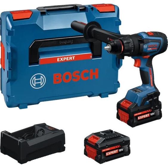 Perceuse-visseuse 18 V EXSR18V-150 Biturbo Brushless + 2 batterie 8 Ah + chargeur rapide + coffret L-BOXX BOSCH EXPERT 06019R2201