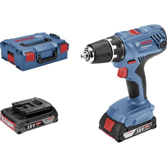BOSCH 06019H100A BOSCH GSR 18V-21 Professional Akku-Bohrschrauber-Set 18,0 V, mit 2 Akkus