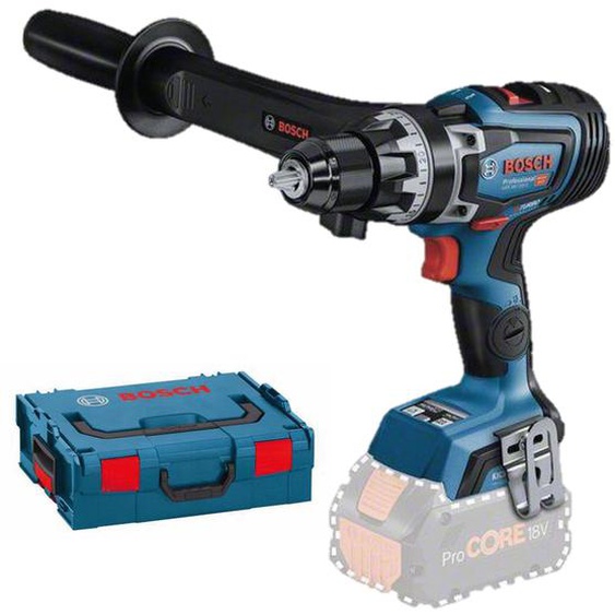 Perceuse-visseuse 18V GSR 18V-150 C Professional BITURBO (sans batterie ni chargeur) + L-BOXX - BOSCH - 06019J5002