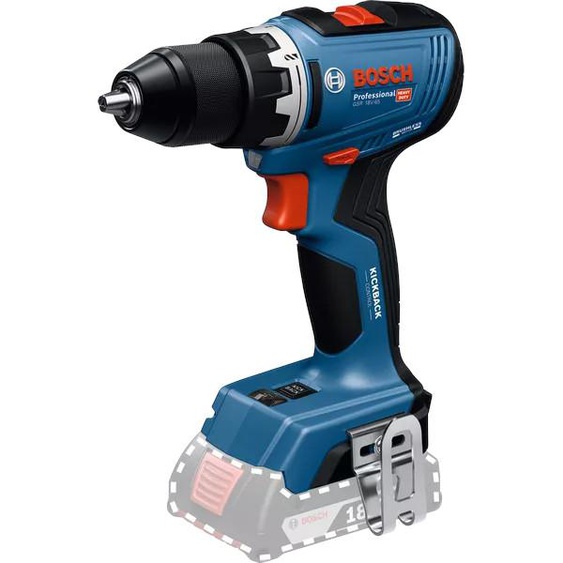Perceuse-visseuse 18V GSR 18V-65 Professional (sans batterie ni chargeur) sous carton - BOSCH - 06019N3200
