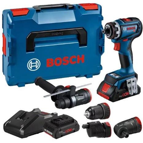 Perceuse-visseuse 18V GSR 18V-90 FC Professional + 2 batteries + chargeur + coffret L-BOXX 136 - BOSCH - 06019K6200