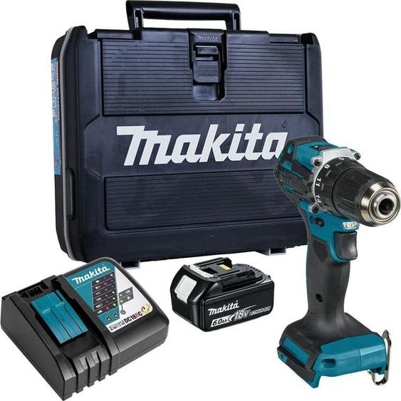 Perceuse visseuse 18V LXT (1x6,0 Ah) en coffret noir avec organisateur - MAKITA DDF487RG