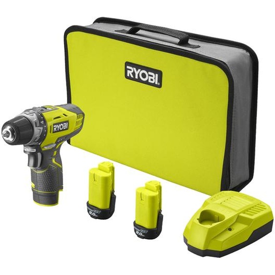 Perceuse-visseuse 2 vitesses 12V (2x 2,0 Ah)