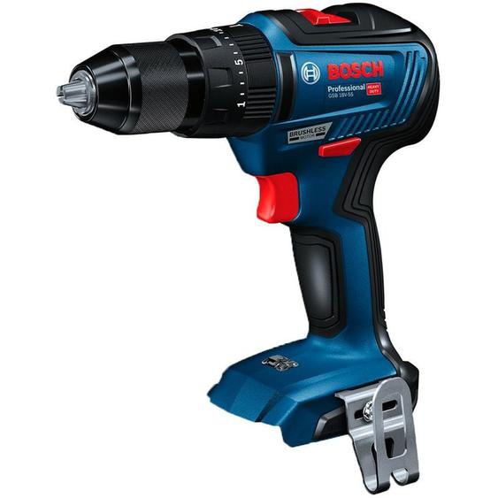Perceuse-visseuse à percussion Brushless 18V BOSCH GSB 18V-55 - machine nue - 06019H5302