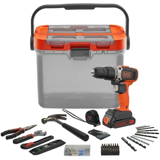 Perceuse-visseuse à percussion sans fil BLACK+DECKER BCKSB02, 18 volts, (batterie Li-ion)
