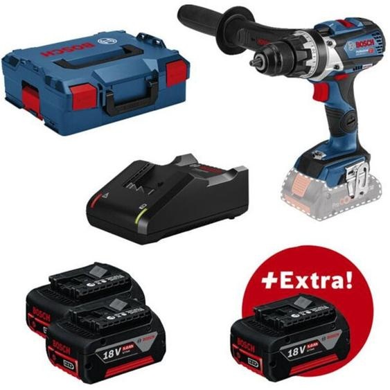 Perceuse visseuse Bosch gsr 18V-110 c 18V 5,0Ah Li-Ion avec 3 batteries et chargeur coffret l-boxx