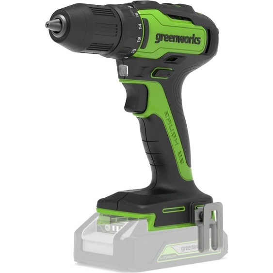 Perceuse-visseuse Greenworks sans balais 24 V 35 Nm