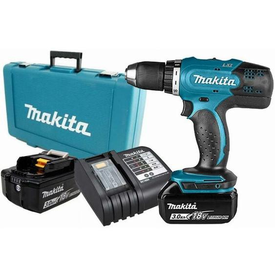 Perceuse-visseuse Makita Brushless lxt DDF453SFE 18V + 2 batteries 3Ah + chargeur + coffret