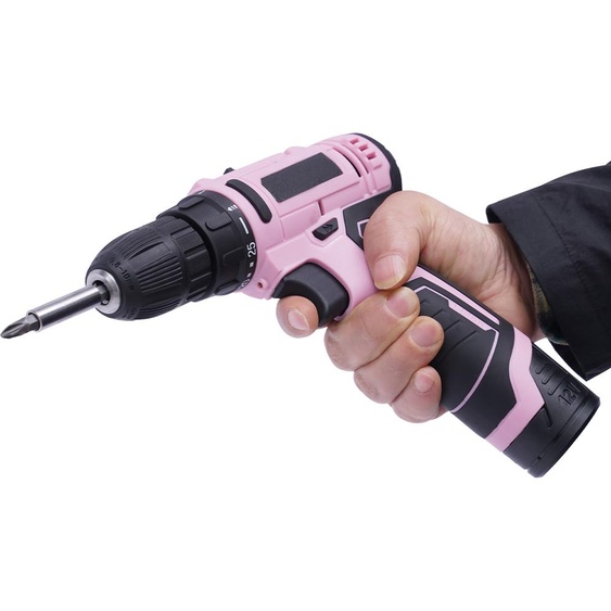 Perceuse-visseuse sans fil 12V électrique avec 25 de couple pour les projets de bricolage Perceuse avec lumière LED