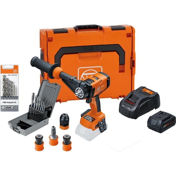 Perceuse-visseuse sans fil 4 vitesses Fein en kit utilisateur||ASCM 18-4 QM AS Metal Advanced Top Set