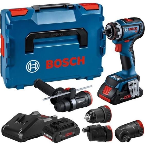 Perceuse-visseuse sans fil gsr 18V-90 fc Bosch, gfa 18-M/E/W/H 2x4,0 Ah + chargeur l-boxx
