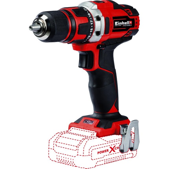 Perceuse-visseuse sans fil – TE-CD 18/40 Li Solo – 18 V – Couple 40 Nm – 2 vitesses – Sans batterie ni chargeur