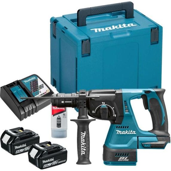 Perfo-burineur 18V LXT SDS-Plus 2J (2x6,0 Ah) en MAKPAC - MAKITA DHR243RGJ